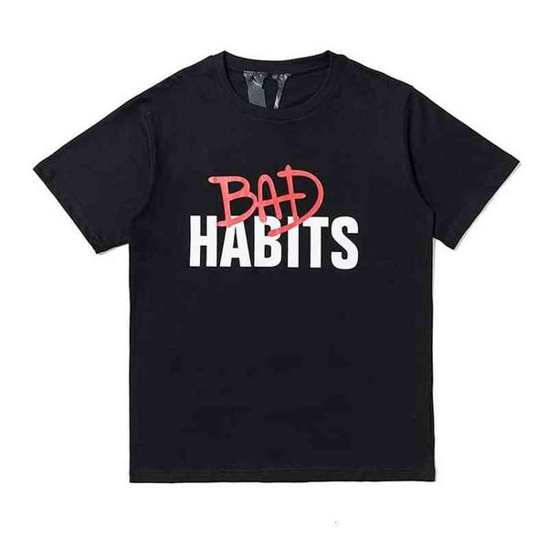 

vlones brand designer fashion mens t-shirts back model hu da v handsome boys popular short sleeve tshirt tdkx, White;black