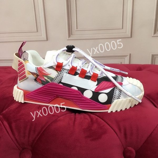 

2022 boots designer mens women shoes leather flats platform oversized casual espadrille flat sole sneakers hc210818, Black