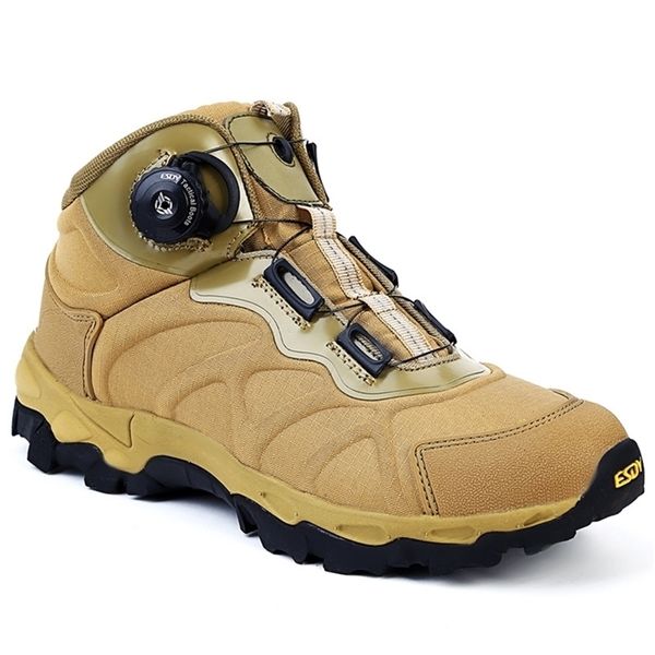 Esdy ao ar livre Lightweight Response Caminhada automática Fivela Tactical Shoes Combate Botas Militares Y200915