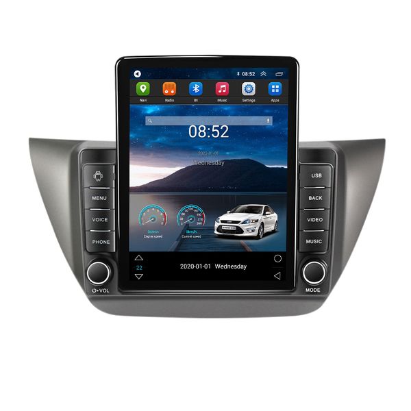 Rádio GPS Radio de 9 polegadas Android Video Navegação para Mitsubishi Lancer IX 2006-2010 com câmera traseira DVR Bluetooth USB SWC