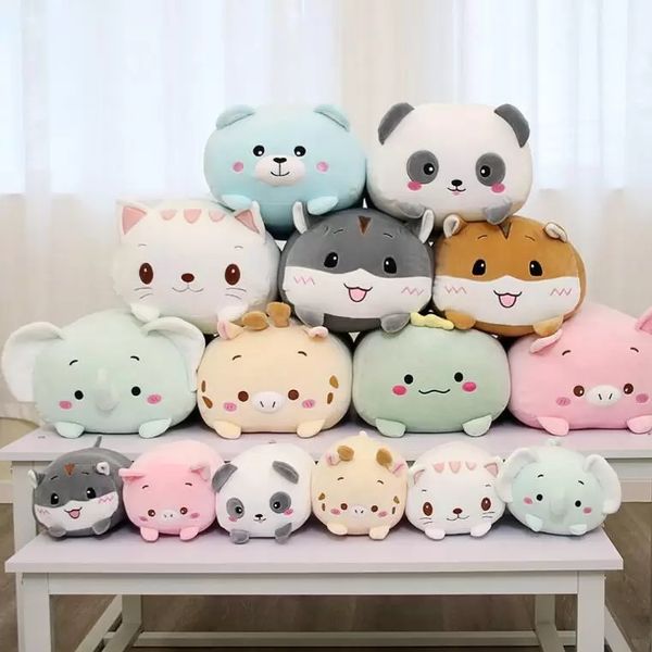 25cm 9 renkli yeni yastık domuz peluş oyuncak ayı bebek kedi yastığı çocuk doğum günü hediyesi Babygifts sxmy31