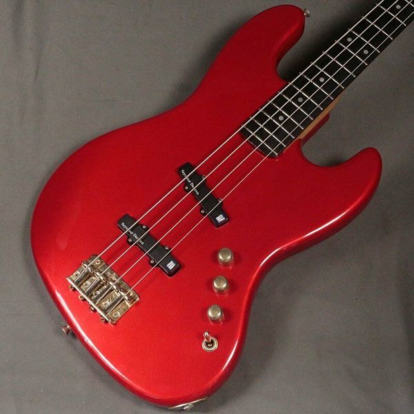 

used moon / jj-4 red electric bass guitar