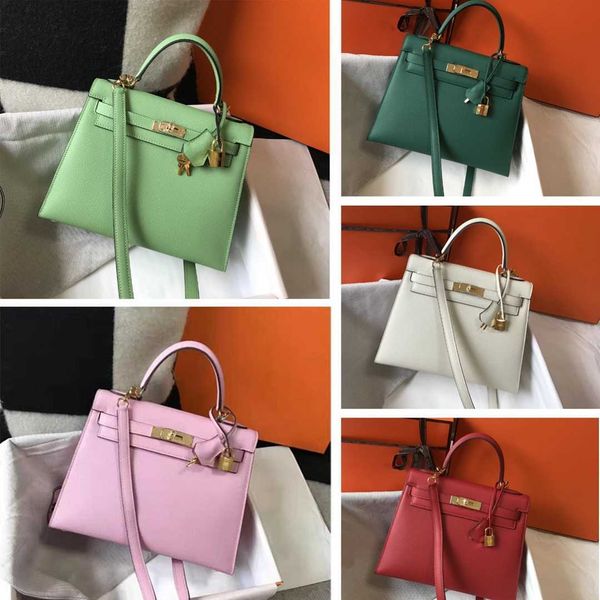 

designer handbag epsom bag women real leather handbags with strap shoulder messenger bag grace patricia lady luxury portable kellies size 20