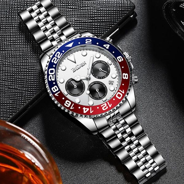 

wristwatches 2022 men's quartz watch luminous leisure creative timing diving sports waterproof business trend clock, Slivery;brown