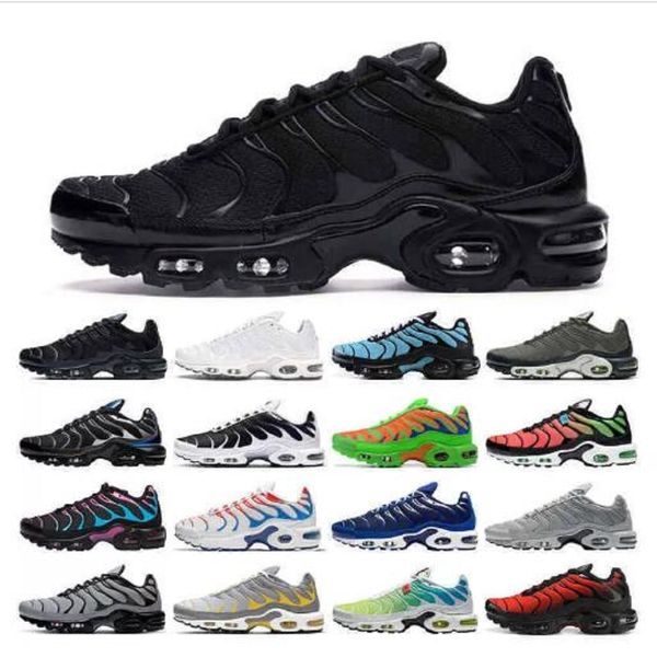 

eur40--46 promotion tn plus se men running shoes triple black white crater psychic blue mens trainers sports sneakers size 40-46
