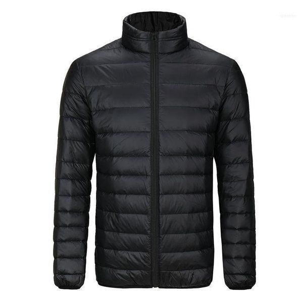 Piumini da uomo Parka 2022 L-7XL Giacca invernale da uomo Ultra leggera 90% Anatra bianca Giubbotti Cappotto portatile casual per taglie forti Down1