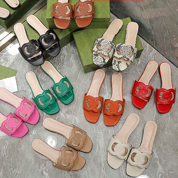 Sandali ritagliati ad incastro da donna Scarpe Slip on Slide Flats Pantofole Lady Infradito Comfort Walking Nero Bianco Rosso Spiaggia Casual