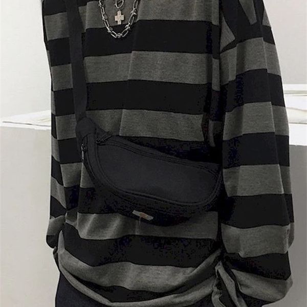 

punk t shirt women harajuku oversized streetwear shirt long sleeves gothic t shirt fashion clothes japanese streetwear 220408, White