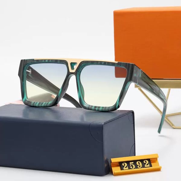 

designer sunglasses for woman fashion summer uv400 anti-uv luxury antireflection polarizing birthday gift for women frames sunglass with box, Black