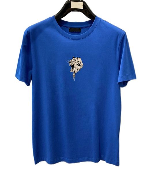 

summer cotton t shirt short-sleeved t-shirt men's sports t-shirt outdoor large size elastic short sleeve clothes tiger initials printed, White;black