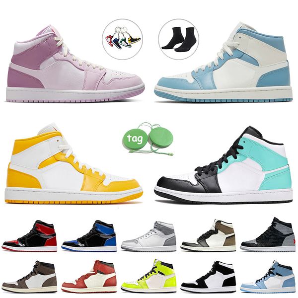 

fashion 1s luxury basketball shoes jumpman 1 mid valentines day university blue tropical twist newstalgia chenille heritage dark mocha women