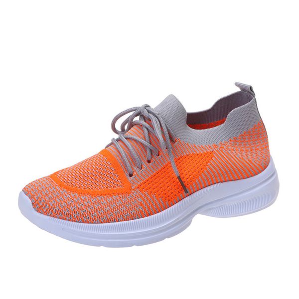 

orange running shoes for men women outdoor
