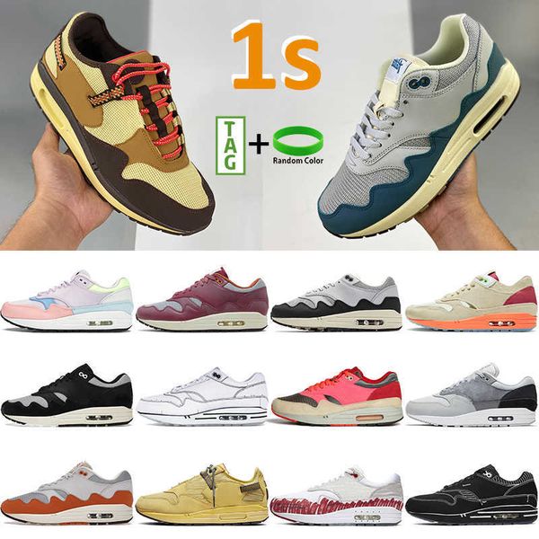 

running shoes 1 1s fashion sneakers men women trainers cactus baroque brown patta waves beige grey black monarch clot solar red