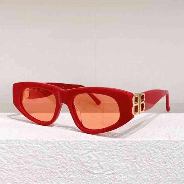 

b red style personalized cat eye sunglass women's fashion concave classic square mens womens luxury brand designer sunglasses men eyegl, White;black
