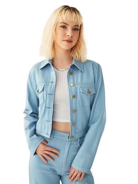 

x december smith figure graphic flap pockets jacket q1og#, Black;brown