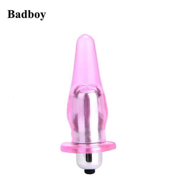 Vibrierender Butt Plug Mini Jelly sexy Spielzeug Männlicher Masturbator Wasserdicht Prostata Massage Anal für Mann Erwachsene Produkte