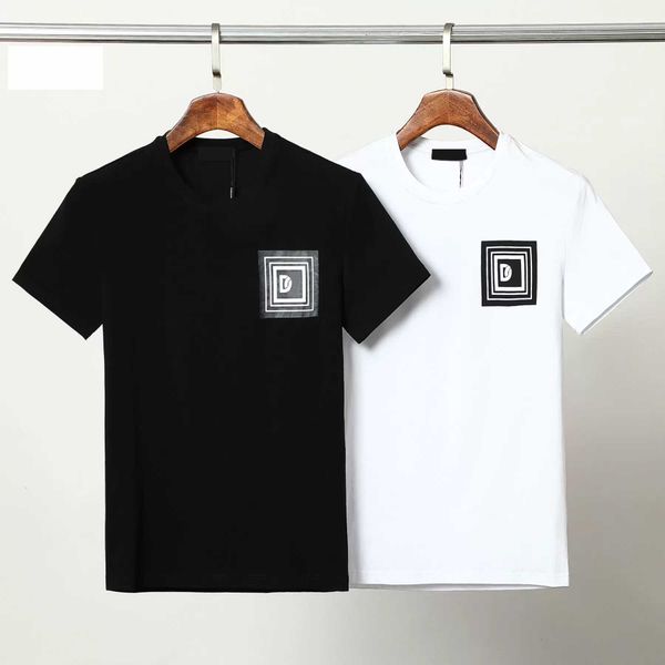 

dsqsury 2022ss new mens designer t shirt paris fashion tshirts summer dsq t-shirt tees male 100% cotton g137, White;black