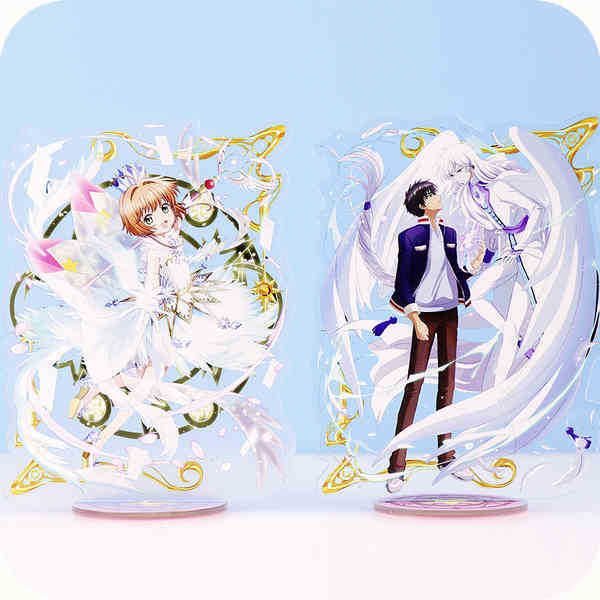 

huiya01 anime cardcaptor sakura card captor sakura li shaoran acrylic stand figure deskdecor collection model toy doll gifts cosplay q0722