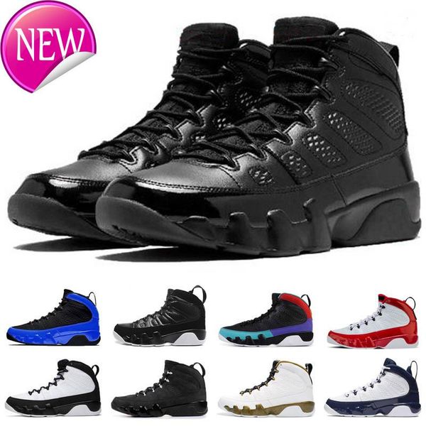 

2020 new 9 9s racer blue men reflective basketball shoes white red unc bred gym red black blue mens trainers sports sneakers 40 -47 s