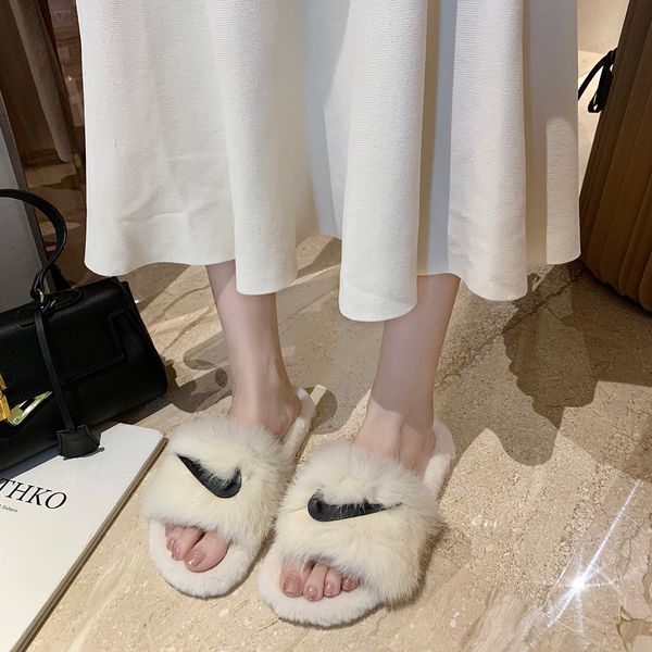 

2022 new slippers fashion home one pedal couple cotton slippers, Black