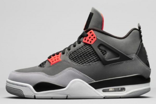 

designer shoes jumpman basketball 4s iv infrared dark greyinfrared men women trainers outdoor sneakers sports original size us13