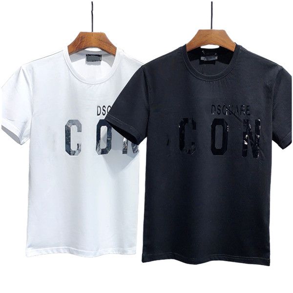 

22ss men's t-shirt designer brand casual tee sports animal letters printed pattern summer street loose short sleeve s63, White;black