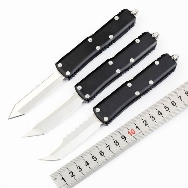 5 Modelle 85UT Taschenmesser Tanto Serrated Hellhound Double Action Taktische Selbstverteidigung Klappbares EDC-Werkzeug Camping Jagdmesser Weihnachtsgeschenk