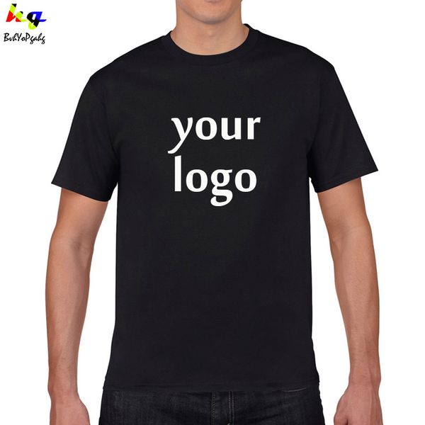 

cotton tshirt customizationdesign mens and womens casual shortsleeved shirts printing team advertising 220609, Black