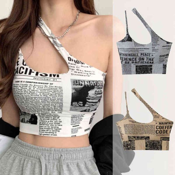 Tampo da colheita de tanques femininos com sutiã sexy lingerie indica a moda com camisa removível Retro Sports Bra Bra sem costura L220726