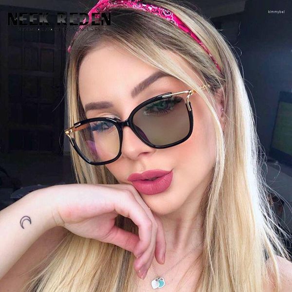 

sunglasses large frame pochromic reading glasses women square anti blue rays alloy presbyopia with diopters 0 1.75 2.75sunglasses kimm22, White;black