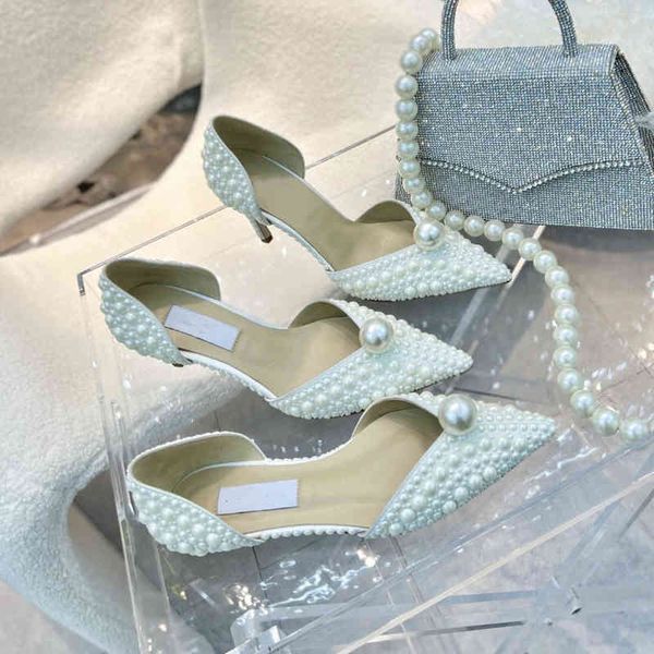 

dress shoes spring and summer female pointed shallow mouth handmade pearl single shoes hollow princess wedding bride high-heeled 9w4r, Black
