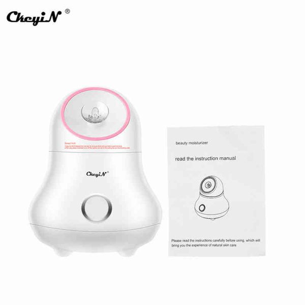 Ckeyin Facial Facial Steamer Nano Hot Nano Sprayer Face Face Beauty Beauty Umidificador Home Use Skin Spa Care Cuidador Ferramenta de Limpador 220505