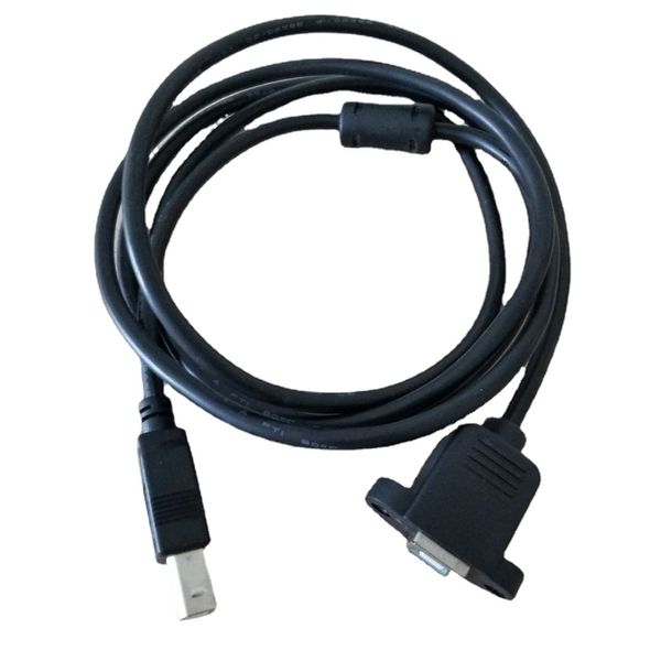 USB -печатный удлинительный кабель мужчина для женского панели с винтом Black 1,5 м