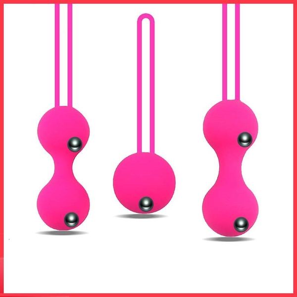 Brinquedo massageador inteligente cone s vagina seguro silicone gueixa ben wa bola vibrador rotação vaginal máquina de exercício brinquedos sexuais para mulher