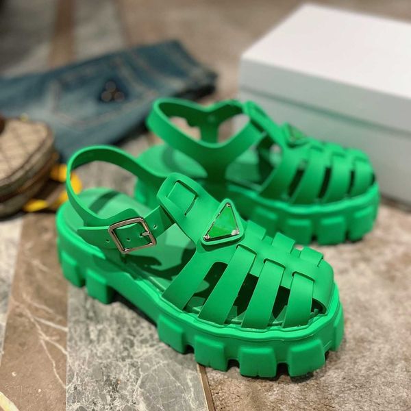 

straps sandals women spring summer vibrant color fashion buckle platform shoes designer womens roman style sandals shoes, Black