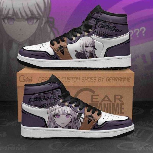 

kyoko kirigiri sneakers danganronpa custom anime shoes, Black