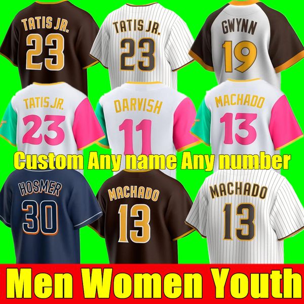 

juan soto 23 fernando tatis jr. josh hader 2022 city connect jerseys 13 manny machado joe musgrove sean manaea jorge alfaro 9 jake cronenwor, Blue;black