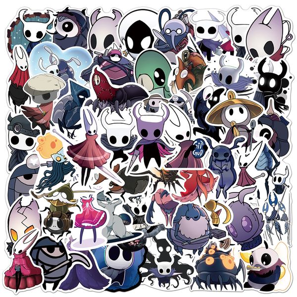 Neue wasserdichte 10/30/50PCS Spiel Hollow Knight Graffiti Aufkleber Laptop Motorrad Gepäck Skateboard Auto Telefon Aufkleber Kind Aufkleber Spielzeug Aufkleber