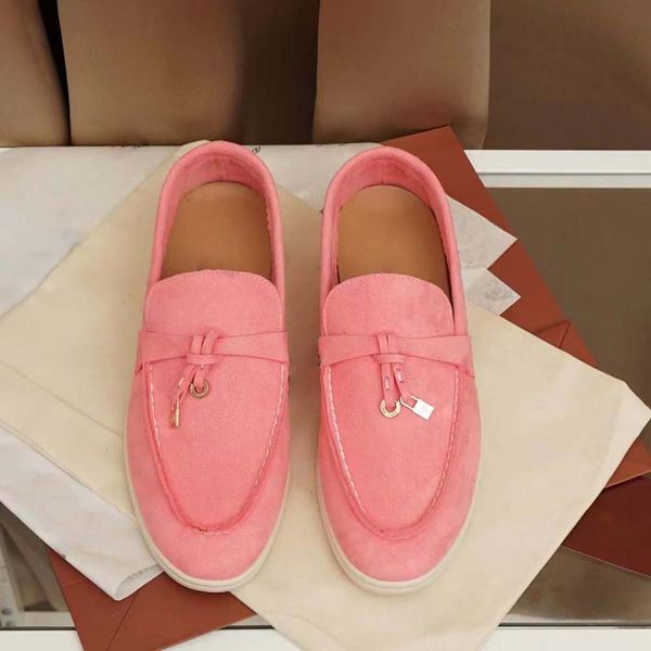 

autumn large english style lazy loafers designer shoes single shoe metal buckle flat one foot loafers women's small size versatile 111, Black