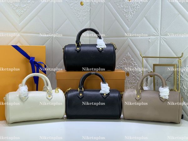

papillon bb bicolor shoulder bag monograms empreinte embossed supple grained cowhide leather tote removable round coin purse m45980