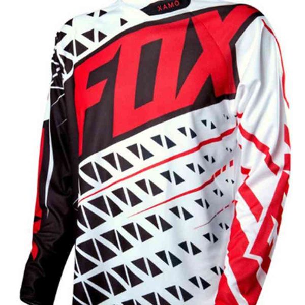 

2022 new men's jersey off road mountain bike hpit fox mountain bike mtb sweatshirt bmx off road motorcycle sweatshirt, White;black