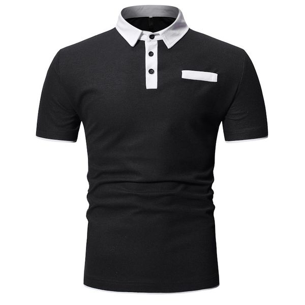 

men contrast plaid collar quarter zip polo shirt i1jc#, White;black