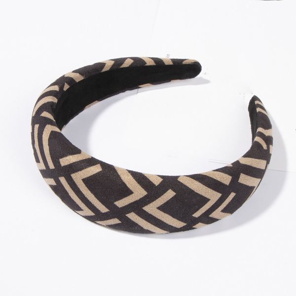 

5pcs/lot luxury designer sponge headband for headdress women girls brand hairband classic letter print headpiece famous head wears, Slivery;white