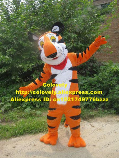 Maskot Bebek Kostüm Serin Sarı Siyah Kaplan Maskot Kostüm Mascotte Tigerkin Tigger Tigris Regalis Siyah Turuncu Çizgili Cilt No.651 Fre