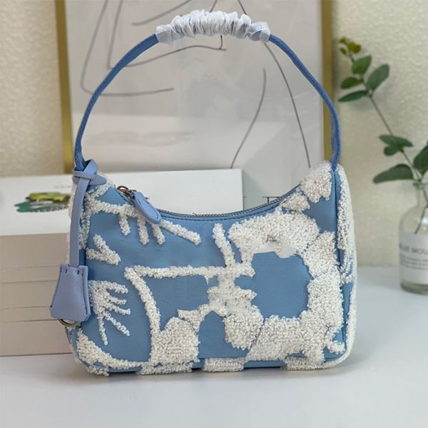 

fashion re-edition designer bags for woman luxury canvas embroidery stitched handbag lady womens crossbody tote hobo shoulder purse handbags