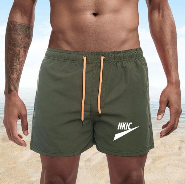 2022 Summer Summer Respirável Basquete Shorts Homens Quick Seco Sweatpants Marca Carta Impressão Malha Esportiva Calções Casuais Alta Qualidade