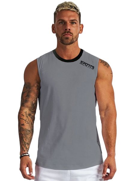 

men colorblock letter graphic sports tank c9we#, White;black