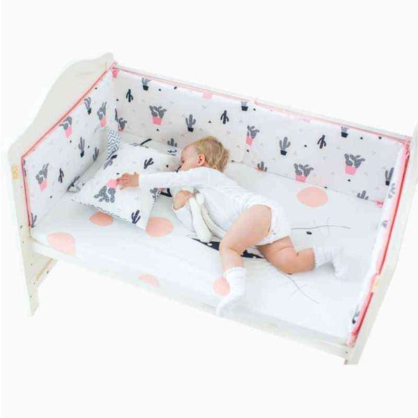 

1 pc toddler baby crib bumpers pad for infant cot safety universal anti-collision liners protector bedding g220421