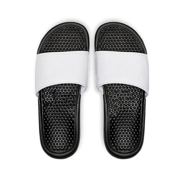 

2022 new fashion sandals slippers mens womens sandy beach fashion red white bottoms flip flops casual flats, Black