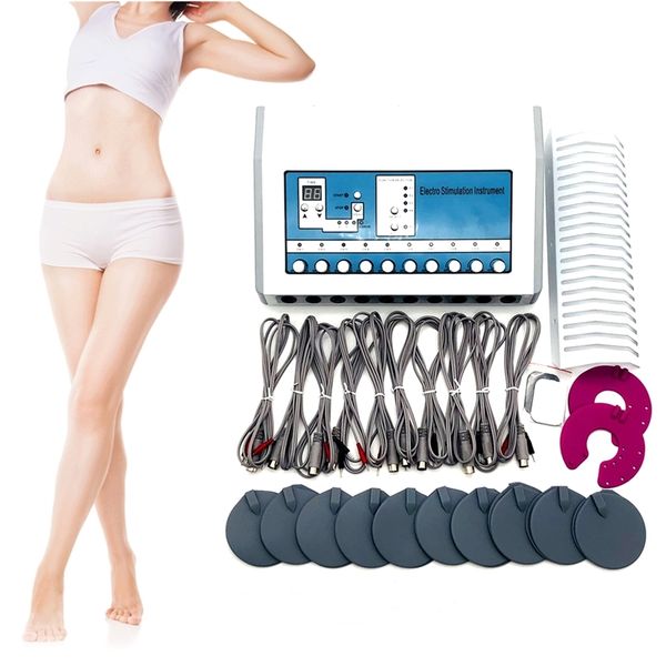 

russian s718 waves microcurrent ems electric muscle stimulator body massager weight loss electro myostimulation machine 220624
